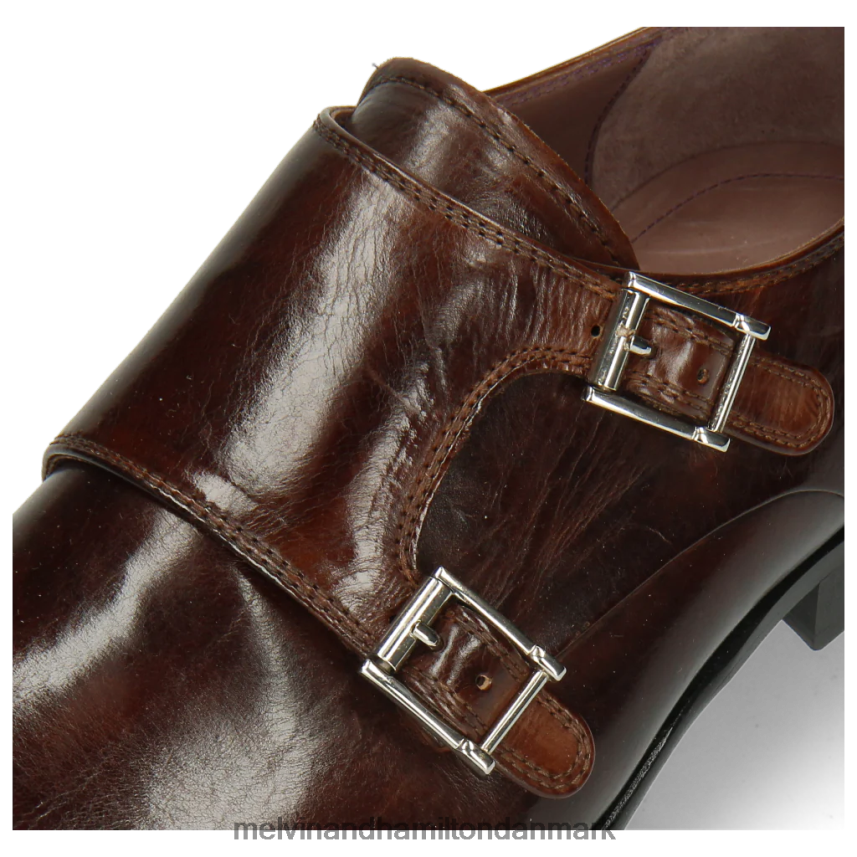 Mænd Melvin & Hamilton lanse 10 Brun munkesko A28X66349