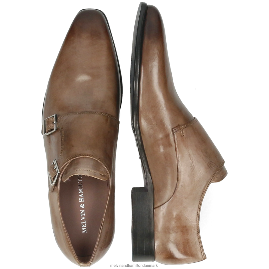 Mænd Melvin & Hamilton lanse 10 grå munkesko A28X66331