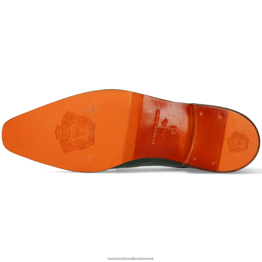 Mænd Melvin & Hamilton lanse 1 grøn munkesko A28X66328