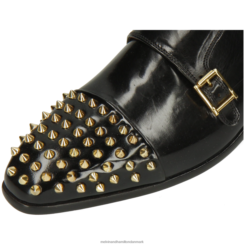 Mænd Melvin & Hamilton lanse 1 sort munkesko A28X66343