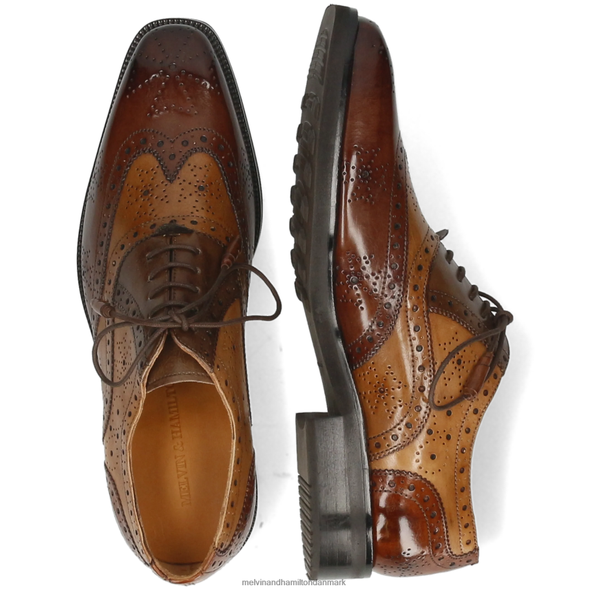 Mænd Melvin & Hamilton jeff 28 Brun oxford sko A28X66200