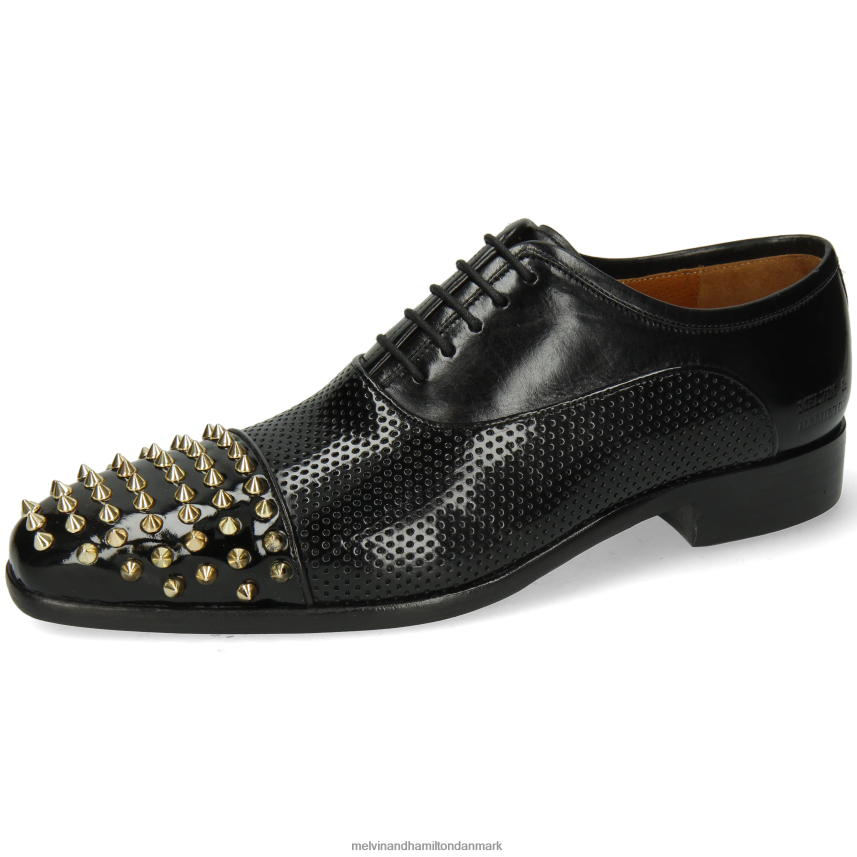Mænd Melvin & Hamilton lanse 23 sort oxford sko A28X66151