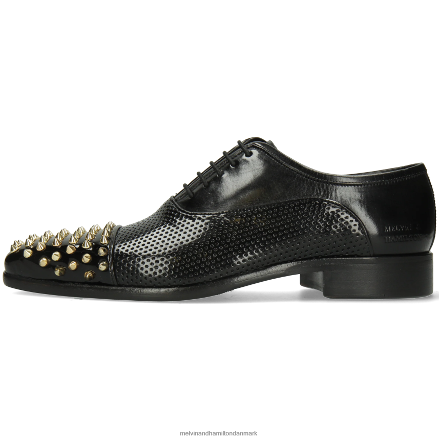Mænd Melvin & Hamilton lanse 23 sort oxford sko A28X66151