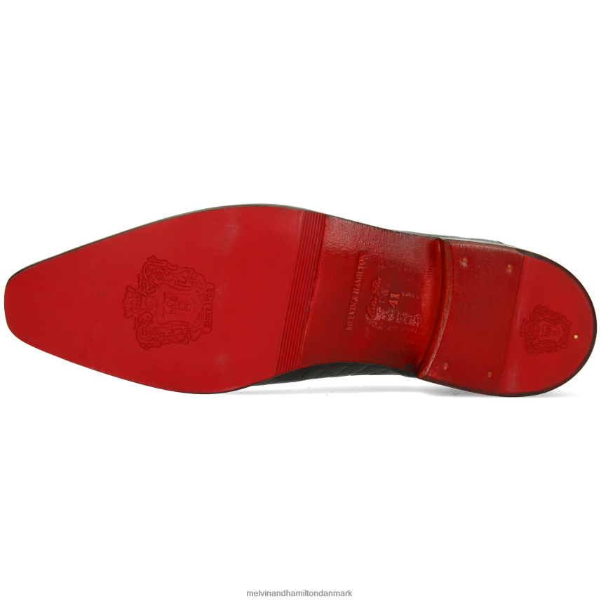 Mænd Melvin & Hamilton lanse 23 sort oxford sko A28X66152