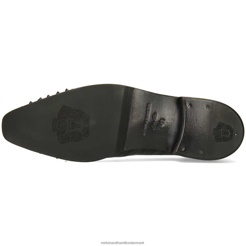 Mænd Melvin & Hamilton lanse 23 sort oxford sko A28X66164