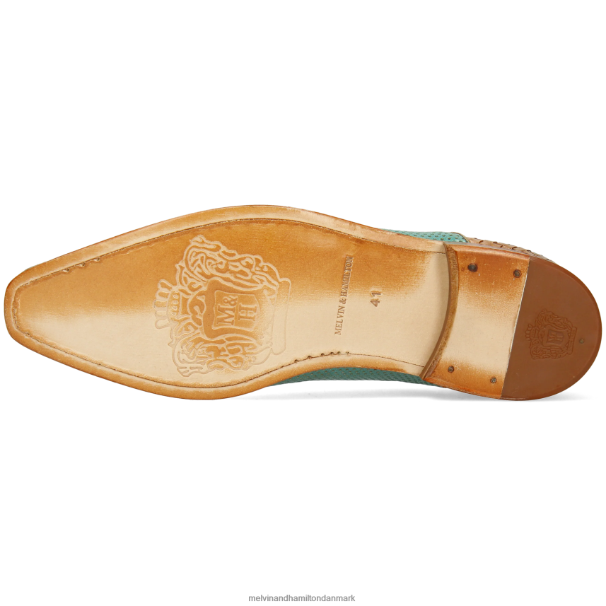 Mænd Melvin & Hamilton lanse 55 turkis oxford sko A28X66205
