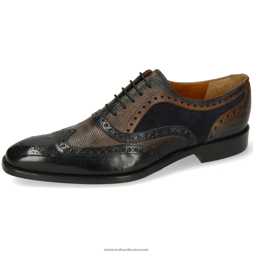 Mænd Melvin & Hamilton leonardo 21 multi oxford sko A28X66194