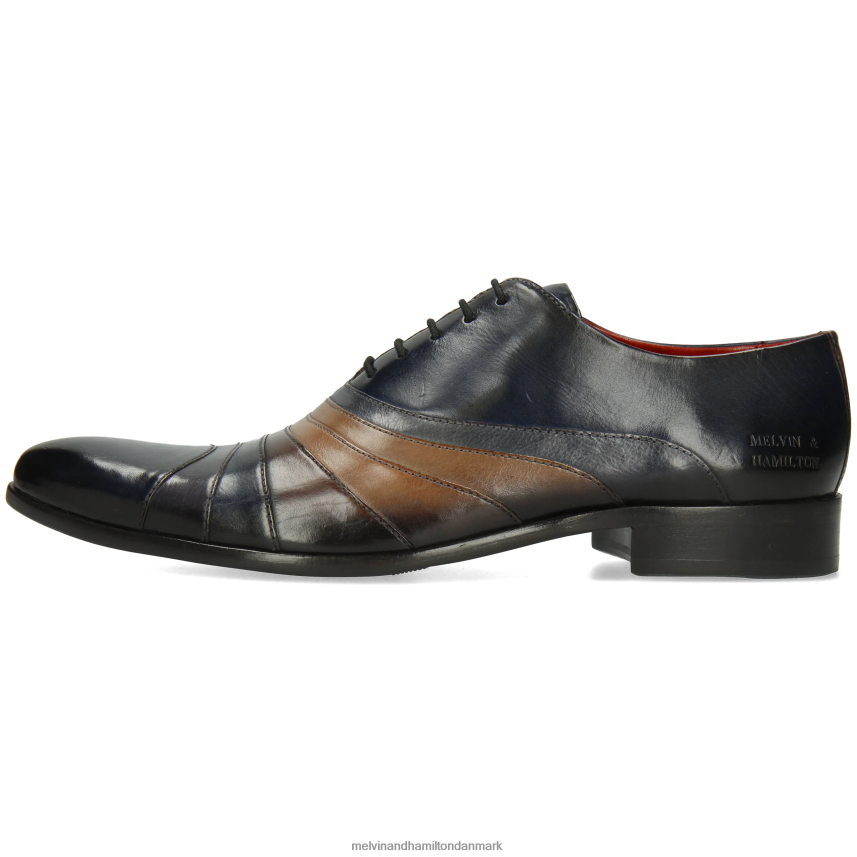 Mænd Melvin & Hamilton toni 43 blå oxford sko A28X66187