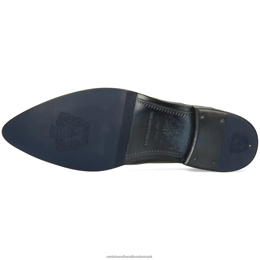 Mænd Melvin & Hamilton toni 43 blå oxford sko A28X66187