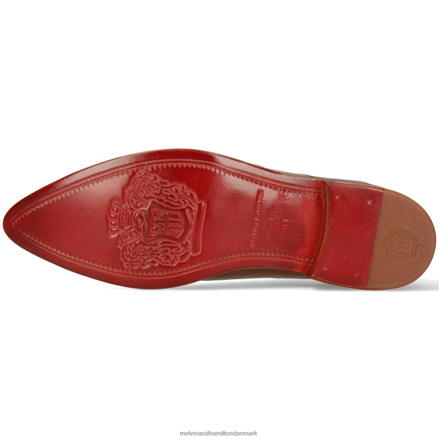 Mænd Melvin & Hamilton toni 43 lysebrun oxford sko A28X66171