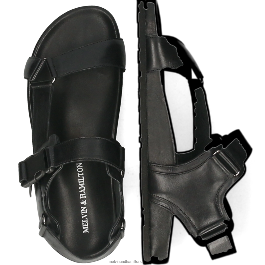 Mænd Melvin & Hamilton robert 22 sort sandaler A28X66752