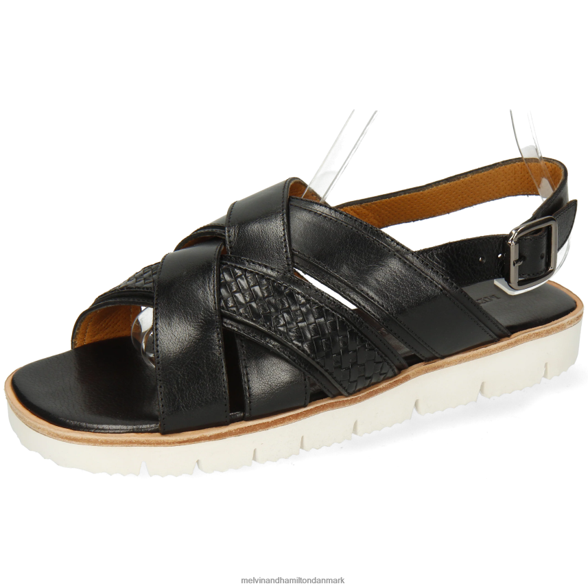 Mænd Melvin & Hamilton sam 46 sort sandaler A28X66769