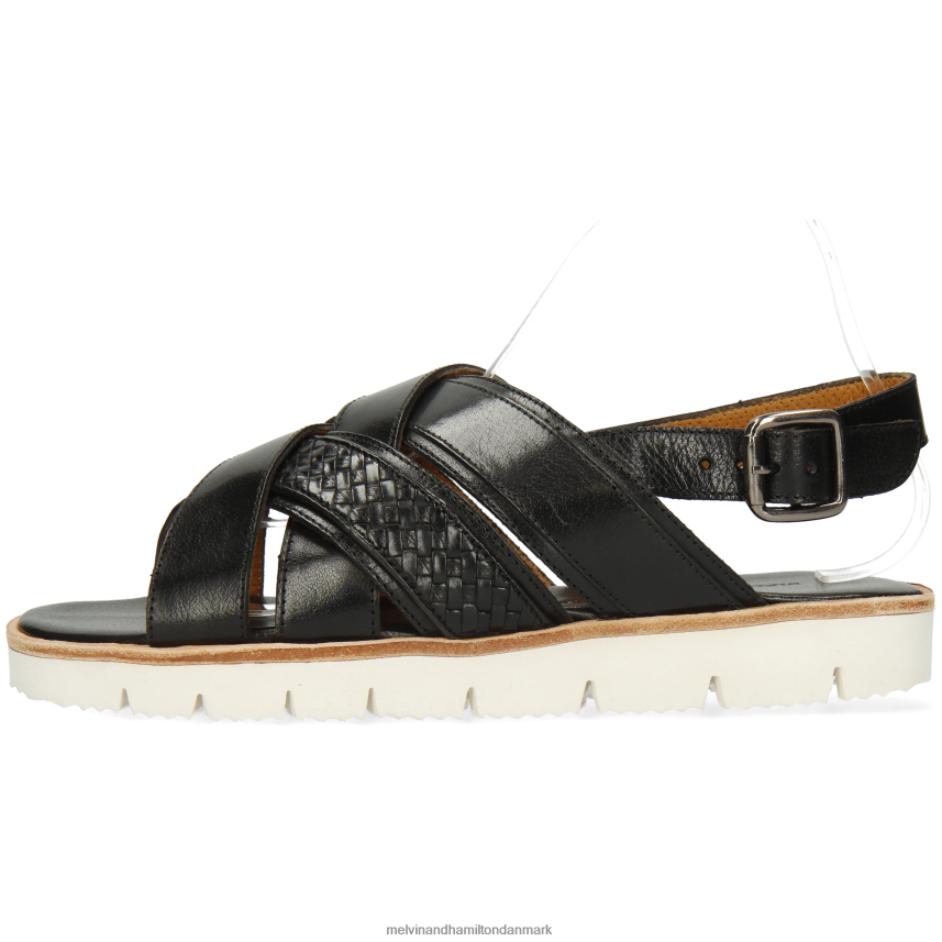 Mænd Melvin & Hamilton sam 46 sort sandaler A28X66769