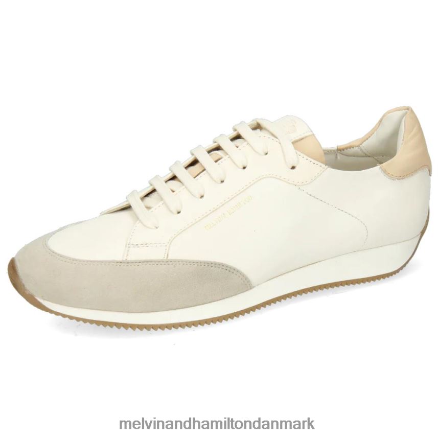 Mænd Melvin & Hamilton stenet 1 hvid sneakers A28X66649