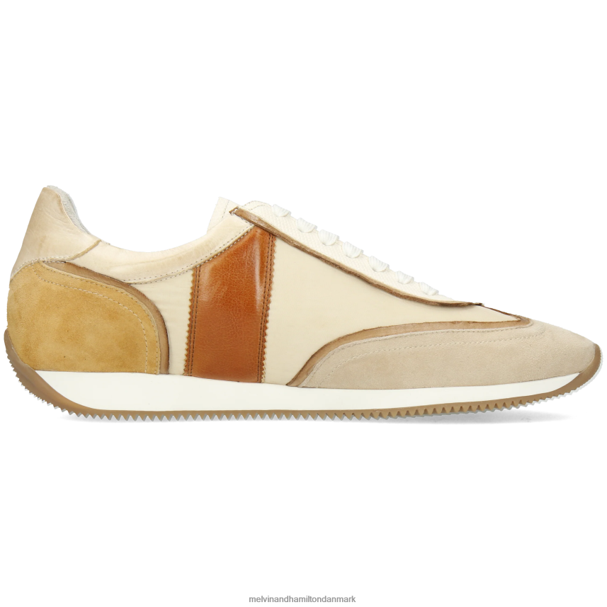 Mænd Melvin & Hamilton stenet 2 lysebrun sneakers A28X66696