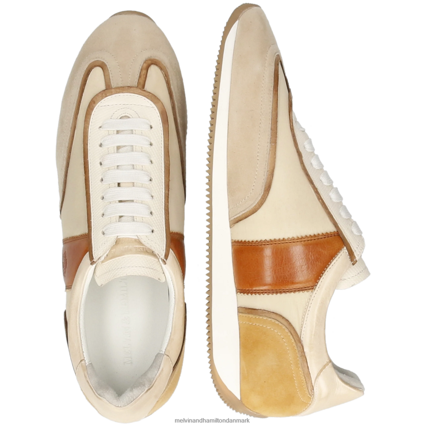 Mænd Melvin & Hamilton stenet 2 lysebrun sneakers A28X66696